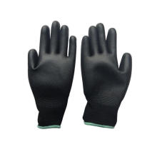 High Quality Factory Supply Cleanroom Dust-free Black Grey PU Gloves